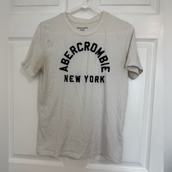 abercrombie kids Other - Abercrombie Kids White Tee with Black Lettering